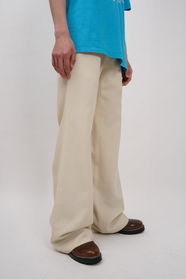 70's "UNKNOWN" -Gabardine Flare Pants-