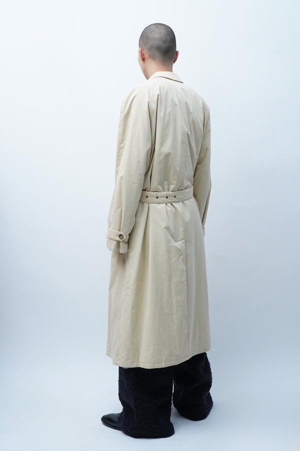 90's "GIORGIO ARMANI" -Cotton Padded Soutien Collar Coat-