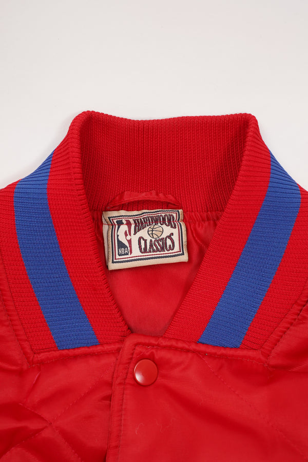 "Hardwood Classics (Majestic)" -76ers Nylon Padding Stadium Jacket-