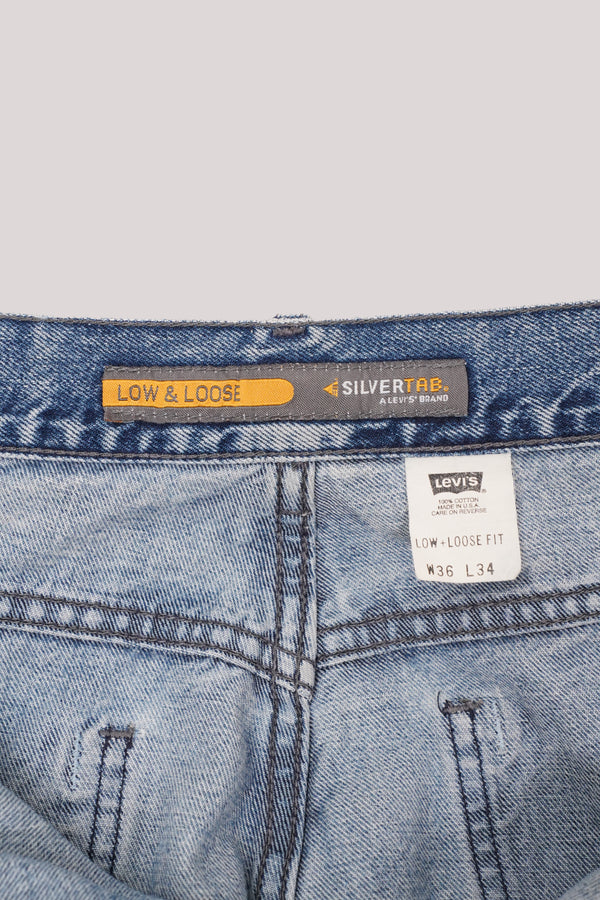 2000's "Levi's Silver Tab" -"LOW+LOOSE" Denim Pants-