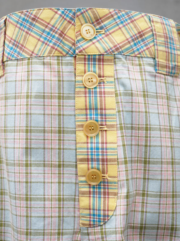 "Aris Tatalovich" -PLAID CARGO SHORTS-