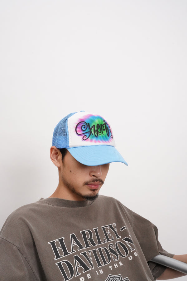 90's "SUN CAP" -"Shopty" Paint Mesh Cap-