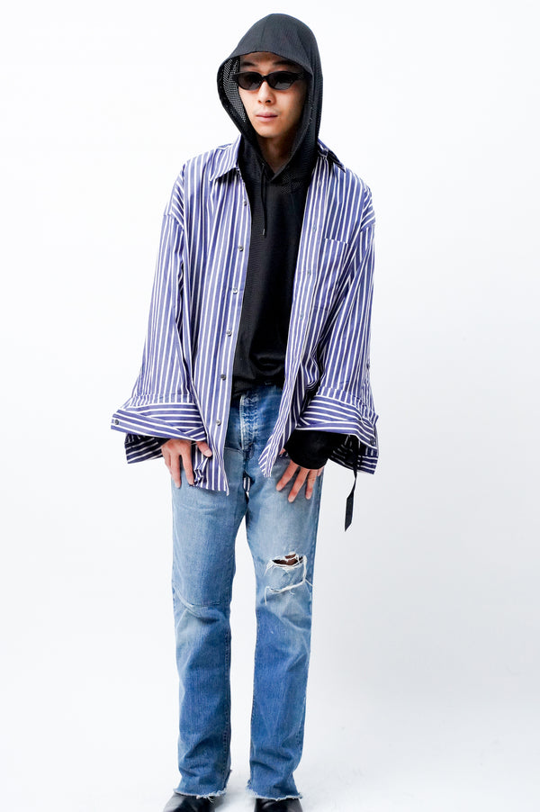-JUSTIN- [Mesh pullover hoodie]