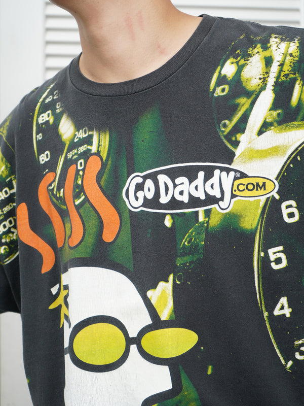 "NASCAR × GoDaddy × Hendrick" -All-over Printed S/S Tee-