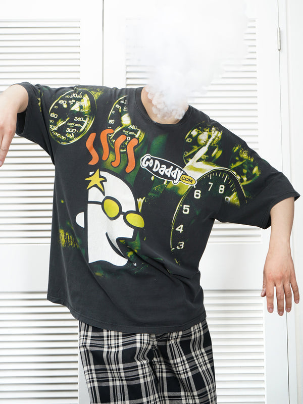 "NASCAR × GoDaddy × Hendrick" -All-over Printed S/S Tee-