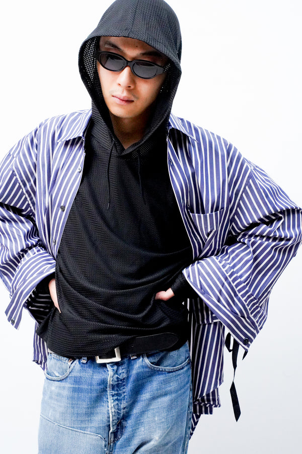 -JUSTIN- [Mesh pullover hoodie]