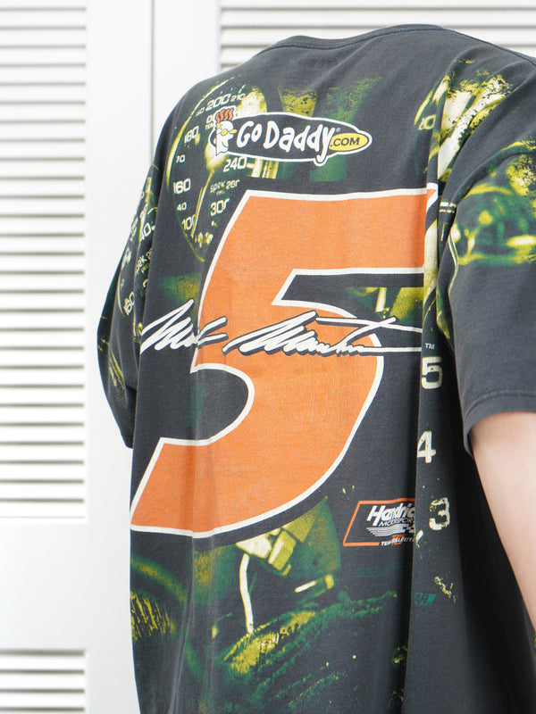 "NASCAR × GoDaddy × Hendrick" -All-over Printed S/S Tee-
