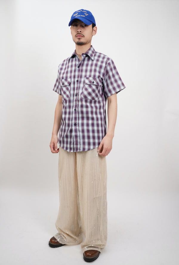 "UNKNOWN" -Spangle Design Pants-