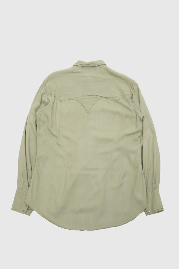 60's "UNKNOWN" -Rayon Western Shirts-