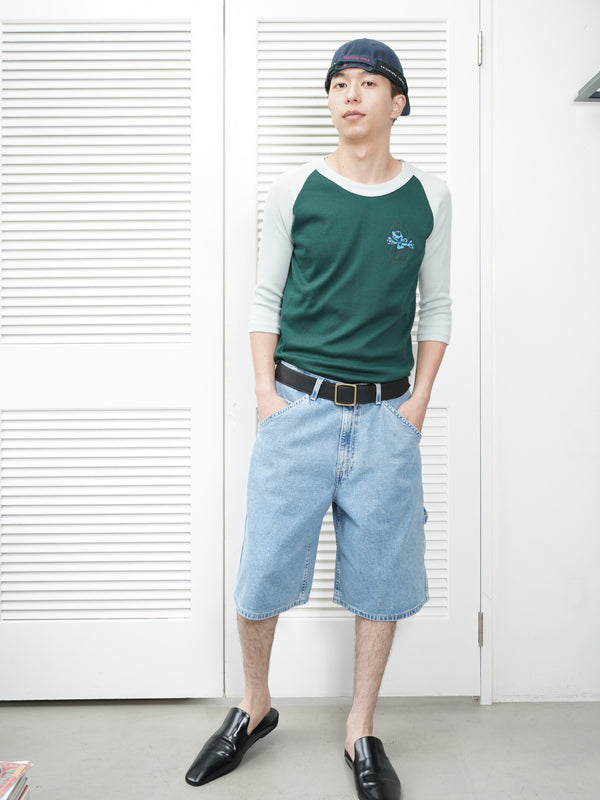 90's "Levi's L2" -Baggy Denim Painter Shorts-