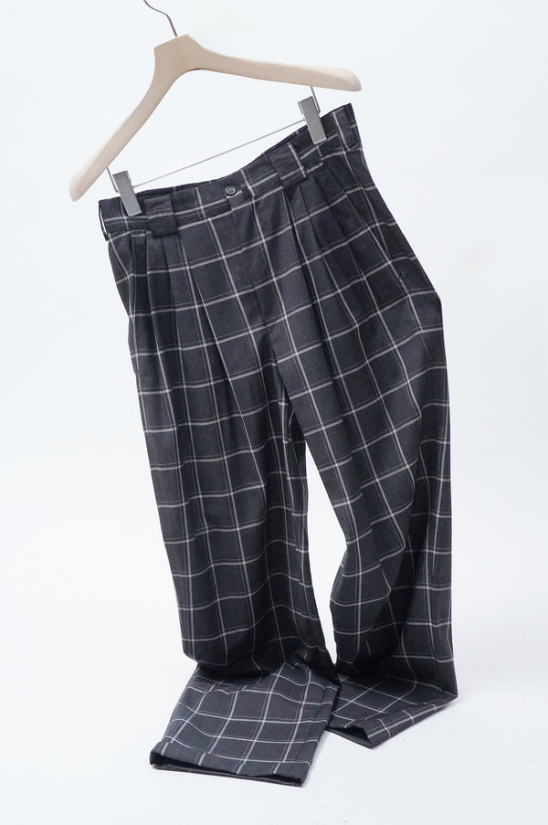 80-90s "GIANNI VERSACE" -3tuck Wool Slacks