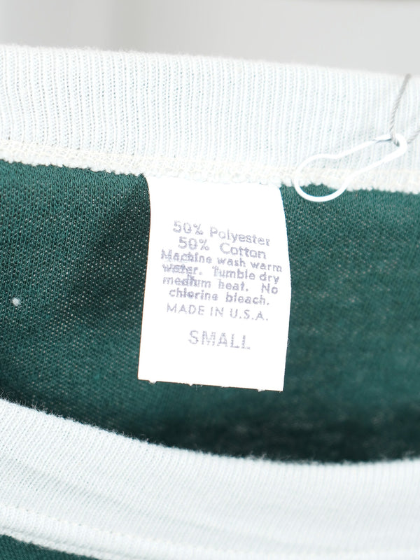 80's "UNKNOWN" -"SMURF" Printed S/S Raglan Tee-