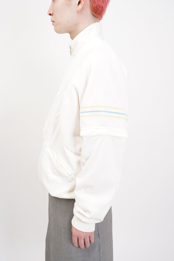 80's "Australian by L'ALPINA" -Detachable Sleeves Track Jacket-