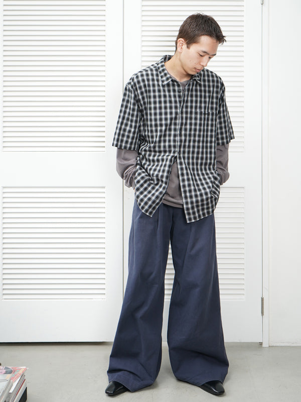 "SUPREME" -Check Pattern S/S Shirts-