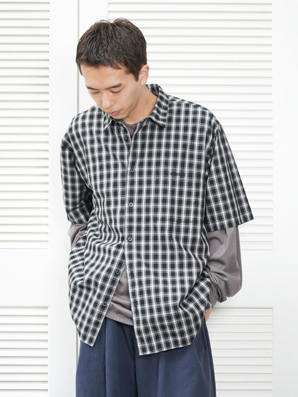 "SUPREME" -Check Pattern S/S Shirts-