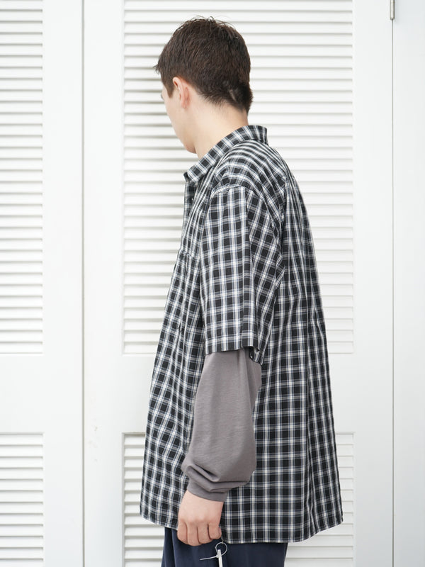 "SUPREME" -Check Pattern S/S Shirts-