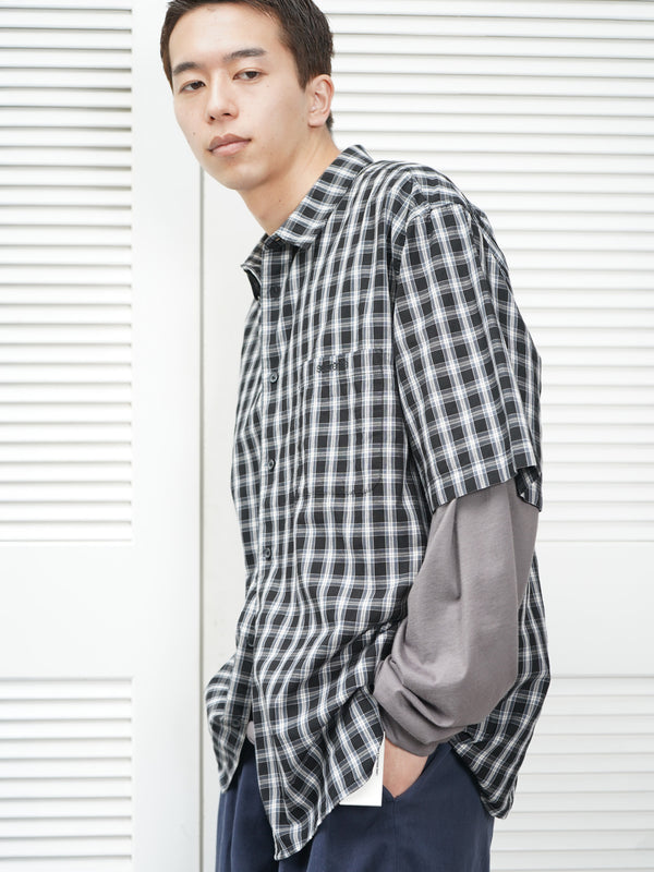 "SUPREME" -Check Pattern S/S Shirts-