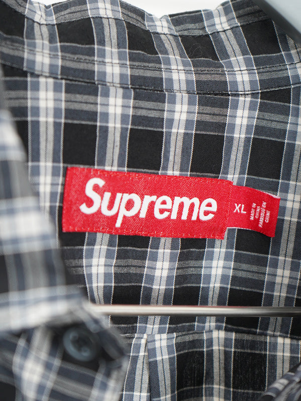 "SUPREME" -Check Pattern S/S Shirts-