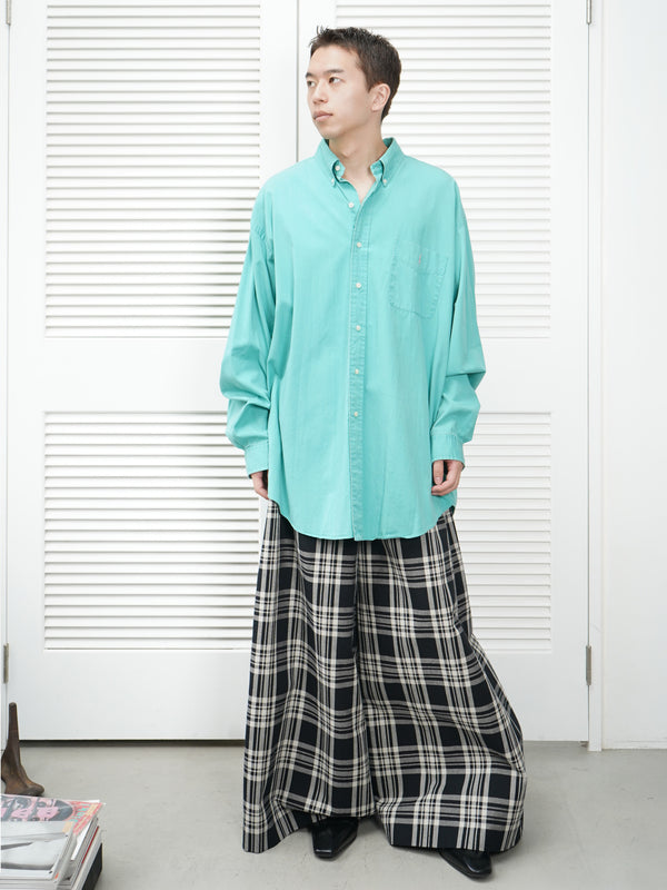90's "Ralph Lauren" -"BLAKE" Cotton B.D. Shirt-