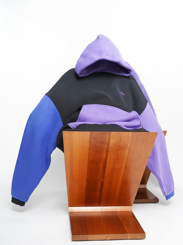 -COLOR BLOCK HOODIE-