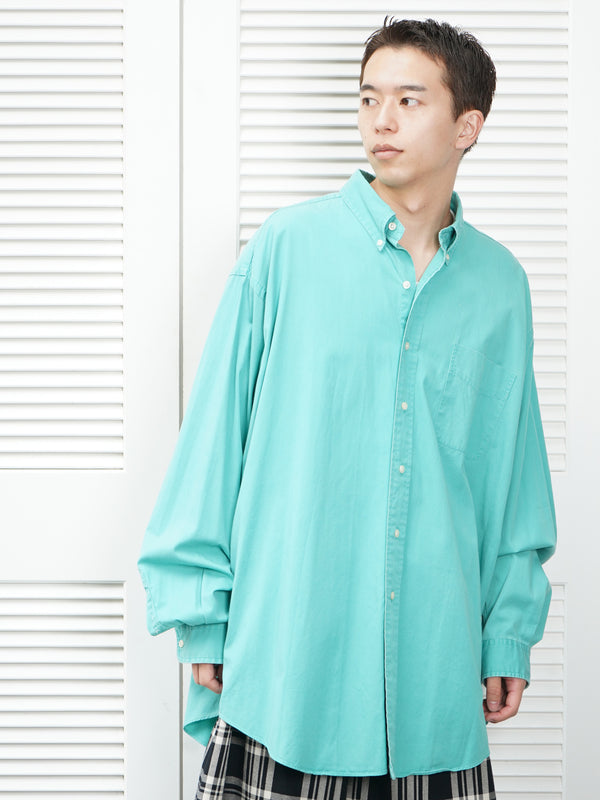 90's "Ralph Lauren" -"BLAKE" Cotton B.D. Shirt-