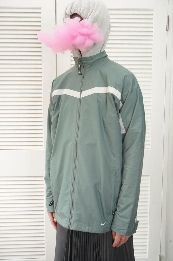 "NIKE" -Line Design Zip Jacket-