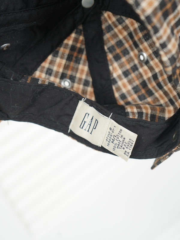 2000's "GAP" -Check Pattern 6Panel Cap-