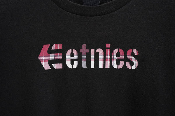 "etnies" -Check Logo Printed S/S Tee-