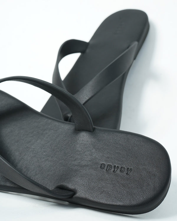 "PHANTOM" -Leather Flip Flop-
