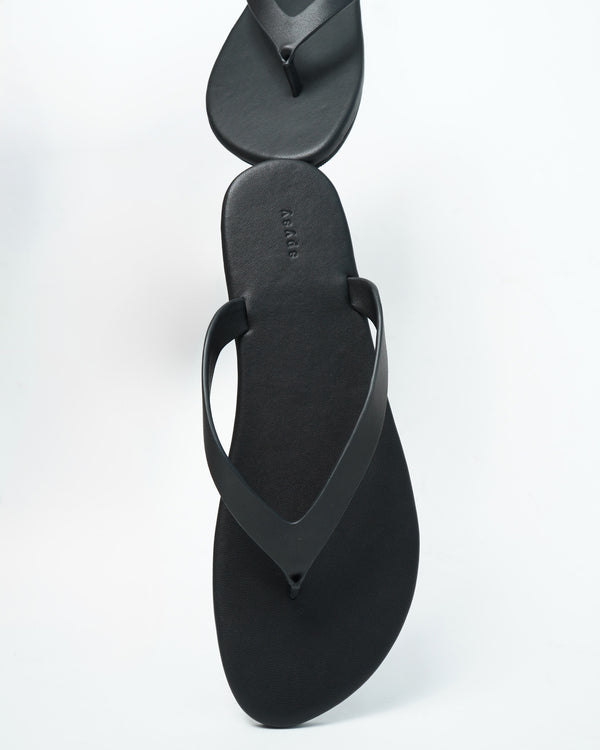 "PHANTOM" -Leather Flip Flop-