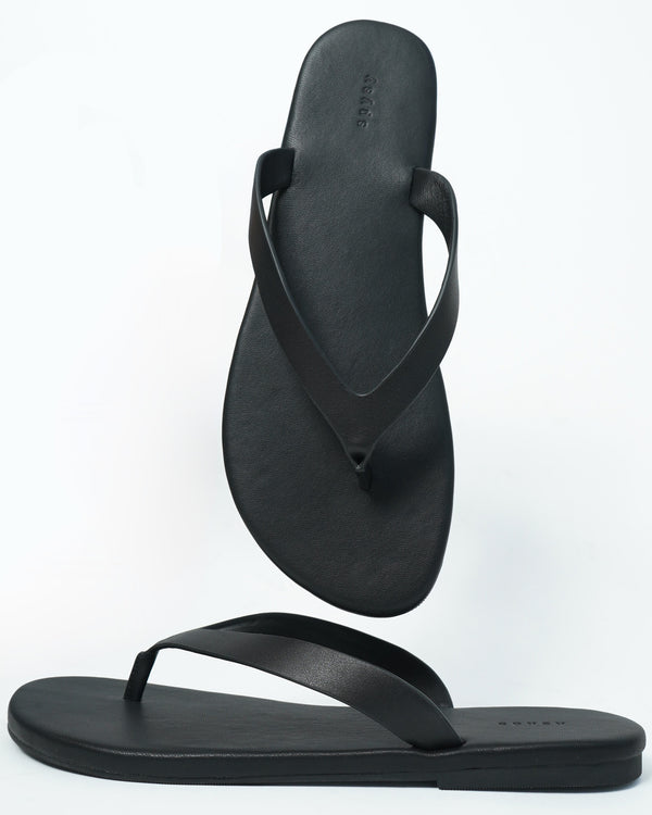 "PHANTOM" -Leather Flip Flop-