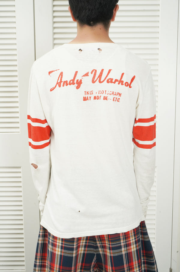"Andy Warhol by HYSTERIC GLAMOUR" -Printed L/S Tee-