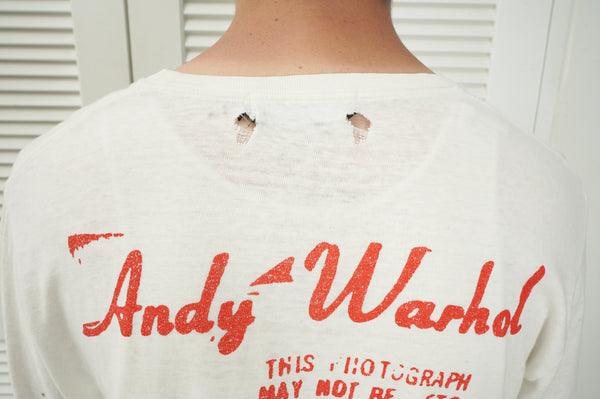 "Andy Warhol by HYSTERIC GLAMOUR" -Printed L/S Tee-