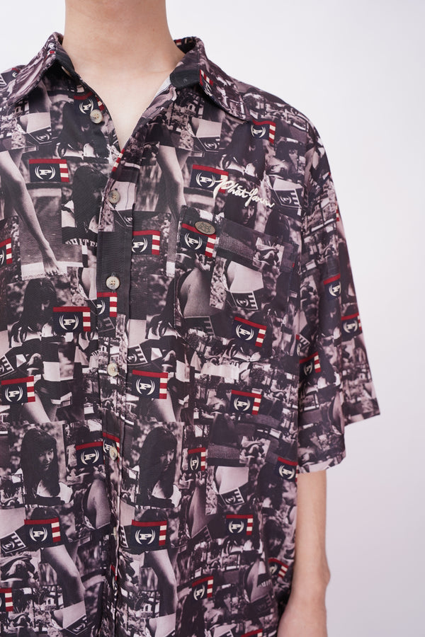 "PHAT FARM" -Multi Photo Printed S/S Shirt-