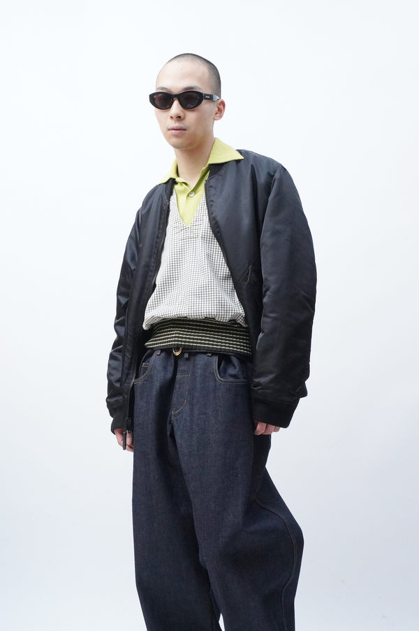 50's "MARLBORO" -Fake Layered Rayon Shirt-