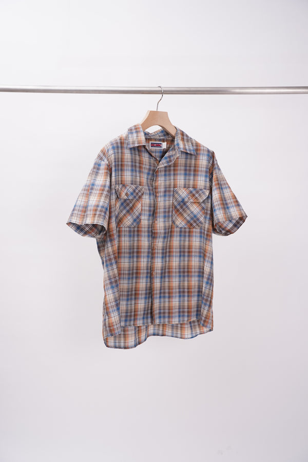 80's "BIG MAC" -Cotton/Poly S/S Work Shirt-