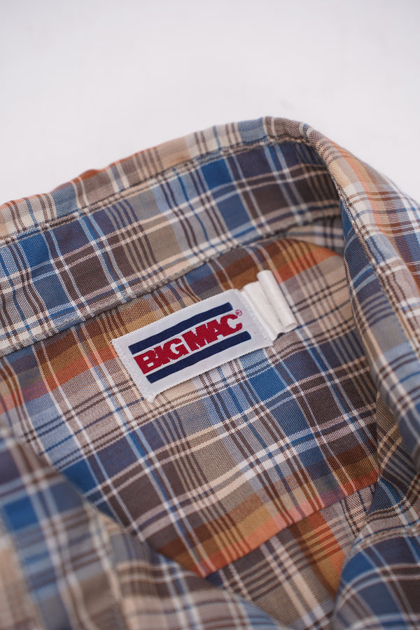 80's "BIG MAC" -Cotton/Poly S/S Work Shirt-