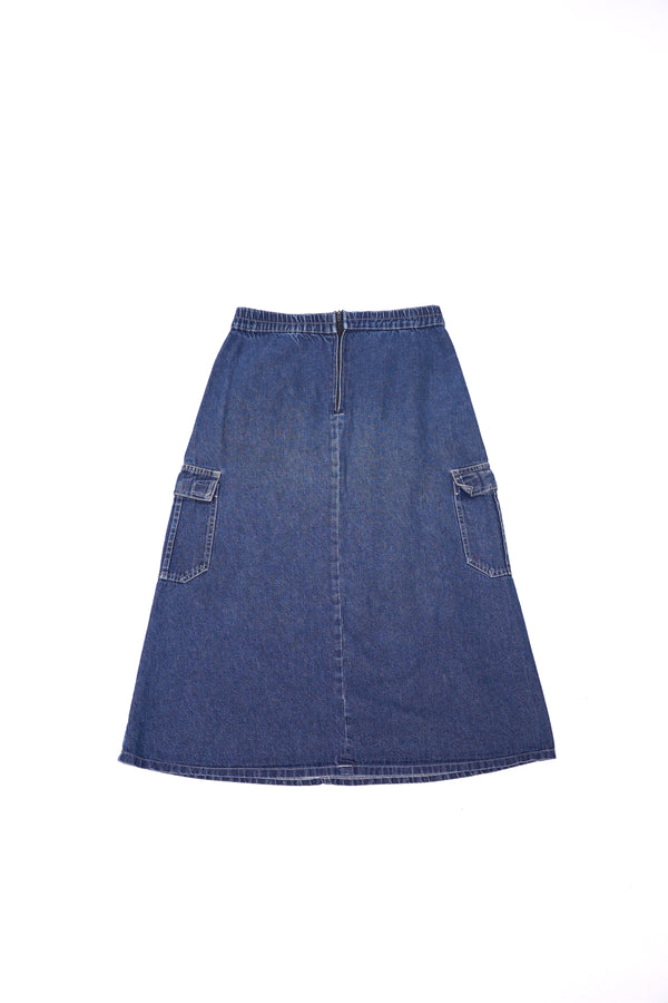 "FRITTS FRECKLES" -Denim Cargo Skirt-