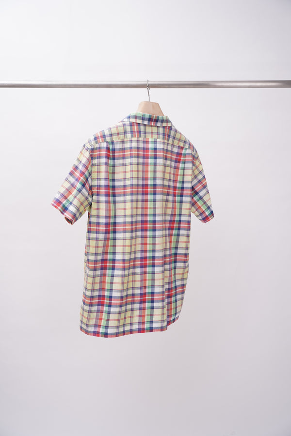 90's "Polo by Ralph Lauren" -Cotton S/S Open Collar Shirt-