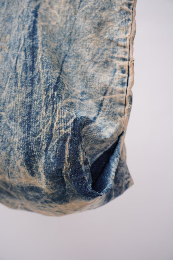 "Unknown" -Ice Washed Denim Bag-