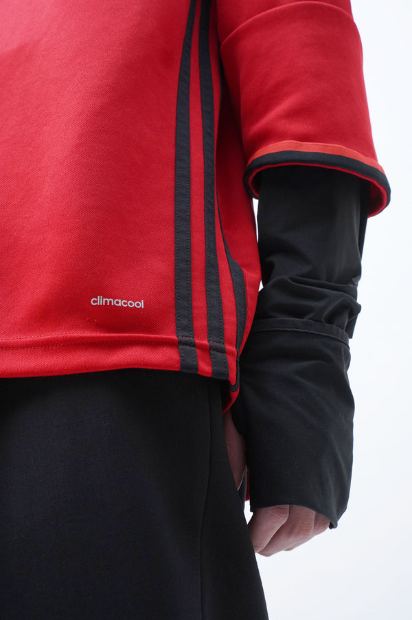 "adidas" -Layered Design Game L/S Tee-