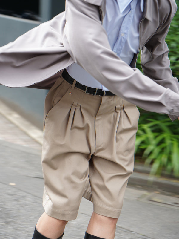 -Ultrawidepleated Shorts-