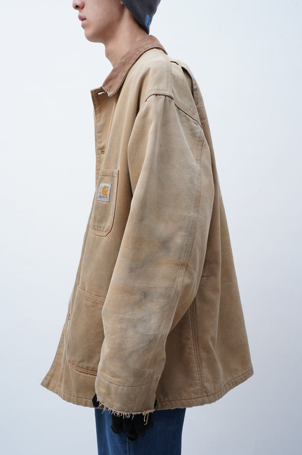 80's "CARHARTT" -Blanket Liner Duck Chore Coat-
