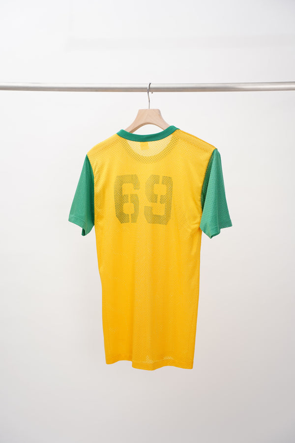 70's "RUSSELL ATHLETICS" -"10th Puka Bums" Nylon Mesh Tee-