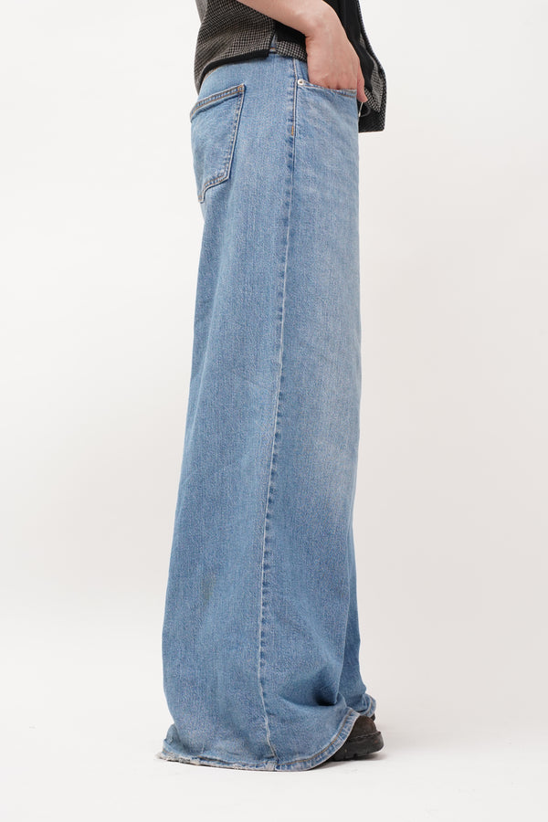 "Unknown" -"Denim Baggy Pants-