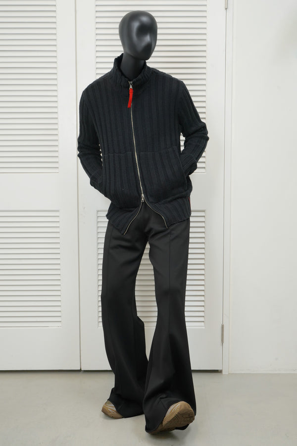"PRADA" -Wool Knit Zip up Jacket-
