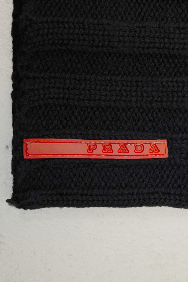 "PRADA" -Wool Knit Zip up Jacket-