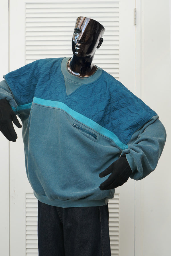 80's "PUMA" -Polyester/Cotton Switched C/N Sweat Shirts-