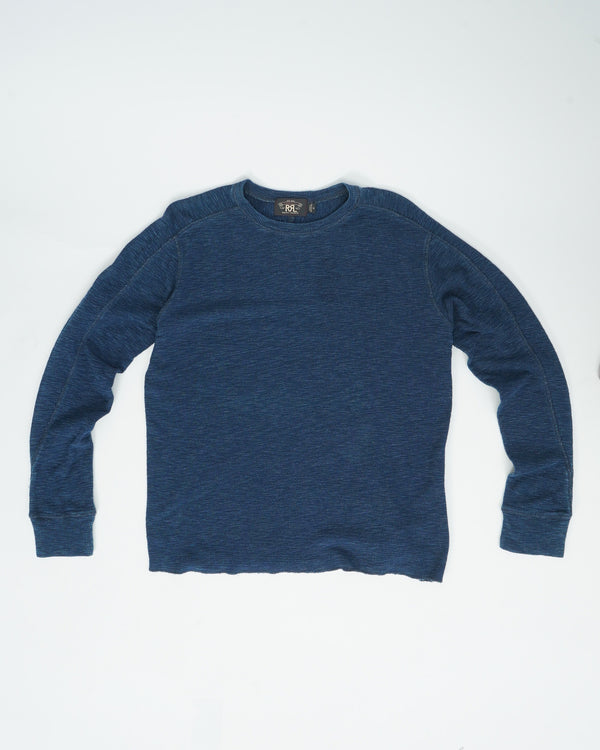 "RRL" -C/N Cotton Knit Sweater-