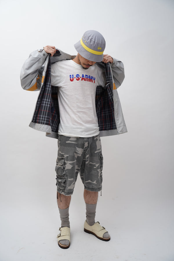 80's "UNKNOWN" -"U.S. ARMY" Printed S/S Tee-